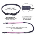 Leash Dual Handle for Control Shock Absorbing Bungee